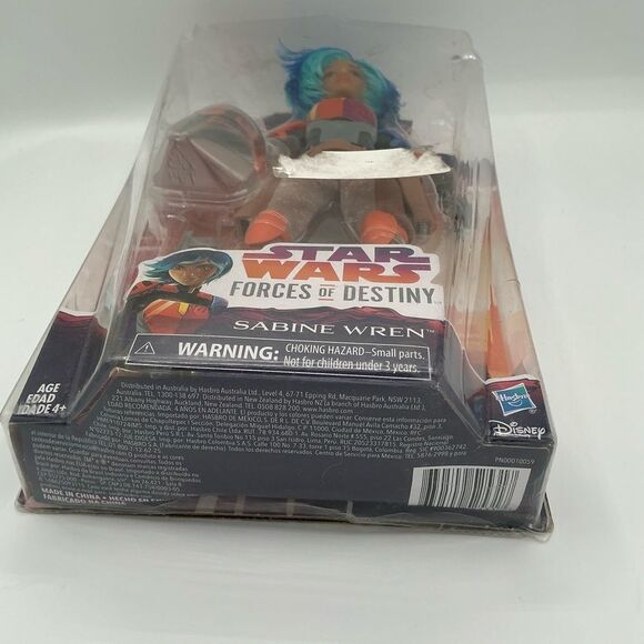 Star Wars Forces of Destiny Sabine Wren Action Figure - Blue and Orange NIB - Picture 4 of 5
